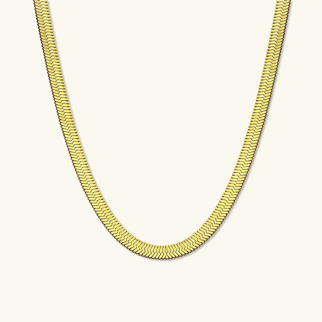 Hailey Herringbone Necklace