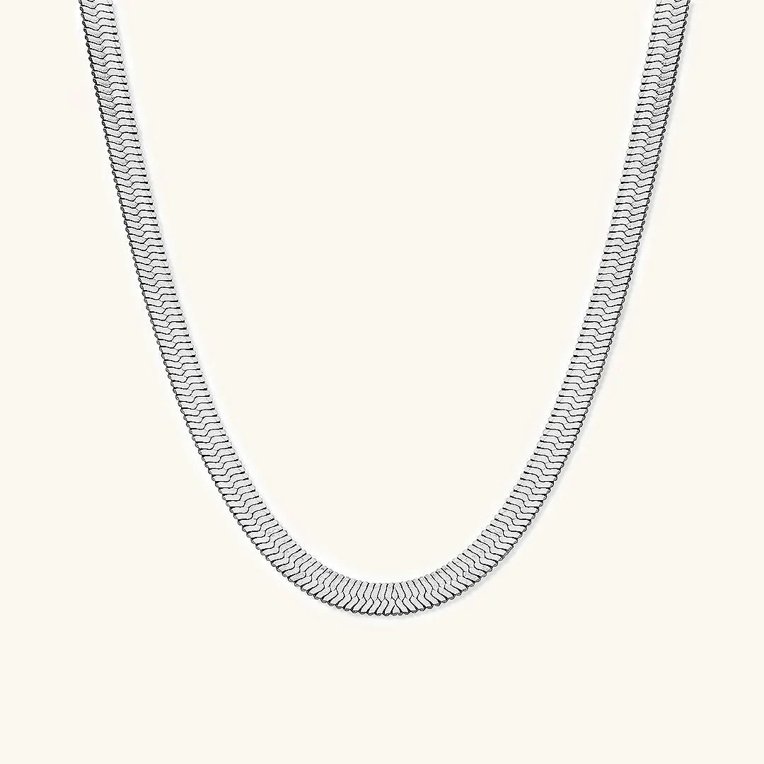 Hailey Herringbone Necklace